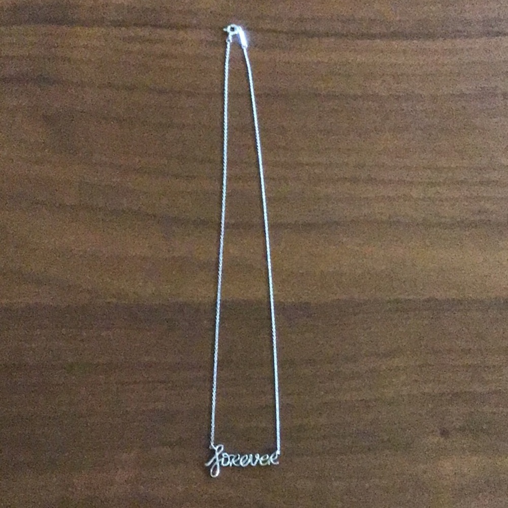 Tiffany & Co. "forever" script pendant silver - Picture 2 of 5